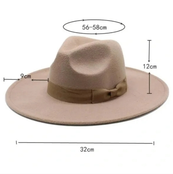 Women's Wool Felt Panama Hat - Picture 6 of 6